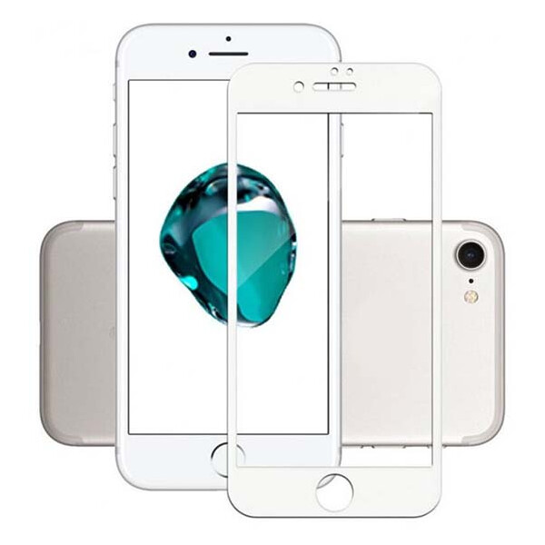 

Противоударное Защитное цветное 3D стекло Mocolo для Apple iPhone 6 / 6S / 7 / 8 (4.7") Прозрачный / Белый