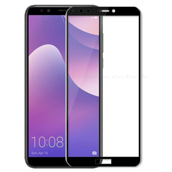 

Противоударное Защитное Гибкое стекло 5D Caisles для Huawei Y6 (2018) Ультратонкое Прозрачное / Черное