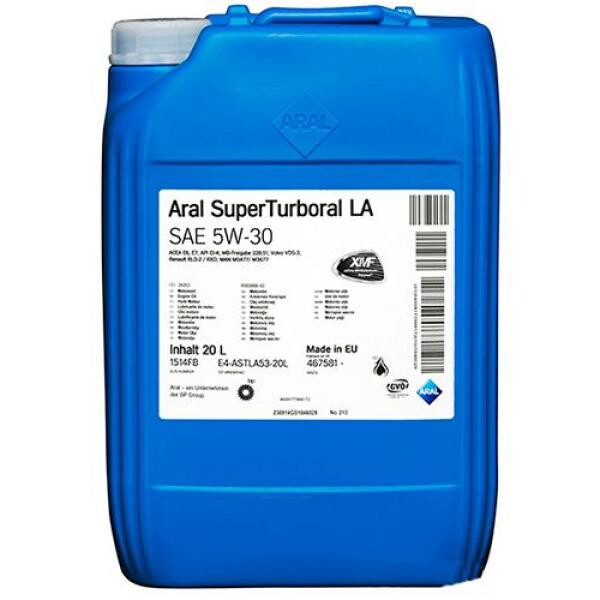 

Моторное масло Aral SuperTurboral LA 5W-30 20л.