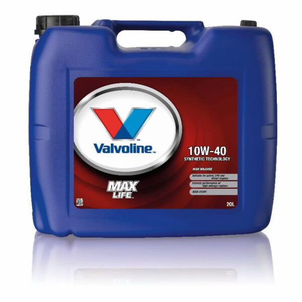 

Моторное масло Valvoline Maxlife 10W-40 20л.