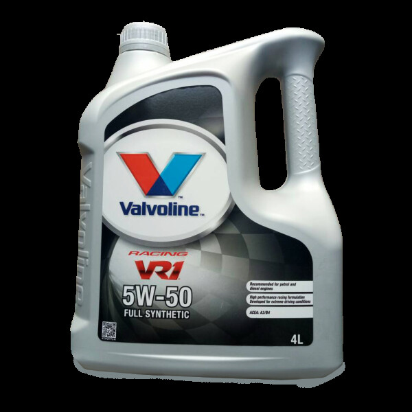

Моторное масло Valvoline VR1 Racing 5W-50 4л.