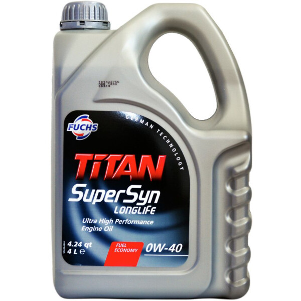 

Моторное масло Fuchs Titan SuperSyn LongLife 0W-40 5л.