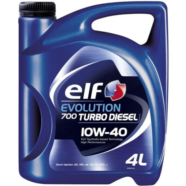 

Моторное масло Elf Evolution 700 Turbo Diesel 10W-40 4л.