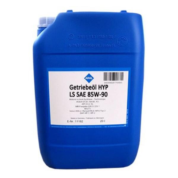 

Трансмиссионное масло Aral Getriebeoel HYP LS 85W-90 20л.