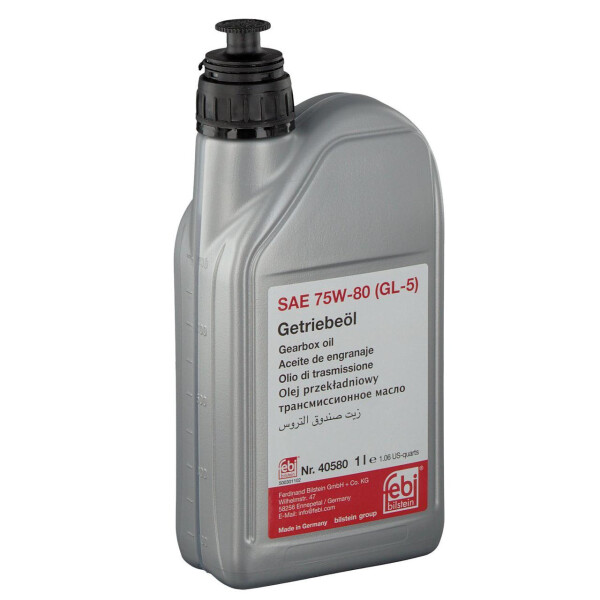 

Трансмиссионное масло Febi 75W-80 GL-5 1 л.