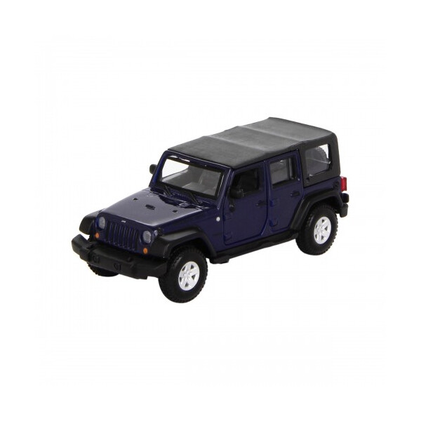 

Автомодель Bburago JEEP WRANGLER UNLIMITED RUBICON (тёмно-синий, 1:32) (18-43012)