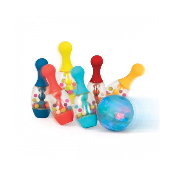 

Игровой набор Battat СВЕРКАЮЩИЙ БОУЛИНГ (6 кеглей, шар, подставка) (BX1640Z)