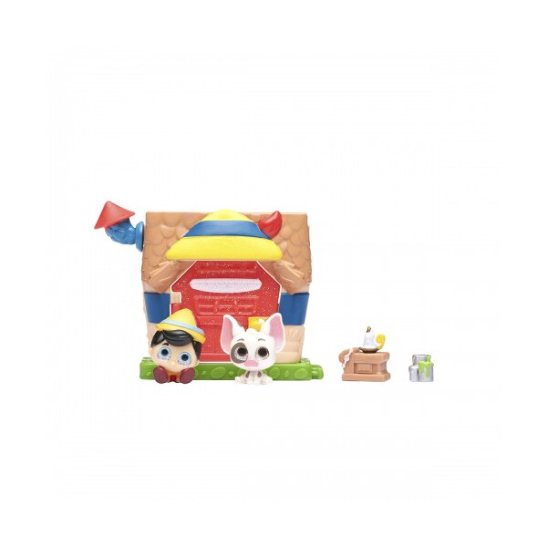 

Игровой набор DISNEY DOORABLES - ПИНОККИО (2 героя, домик, аксессуар) (69413)