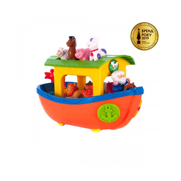 

Игровой набор Kiddieland НОЕВ КОВЧЕГ (на колесах, озвучка на русском языке) (049734)