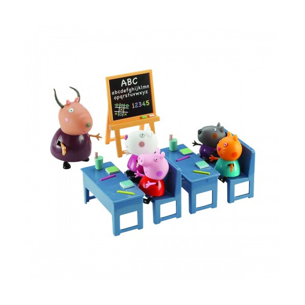 

Игровой набор Peppa - ИДЕМ В ШКОЛУ (класс, 5 фигурок) (20827)