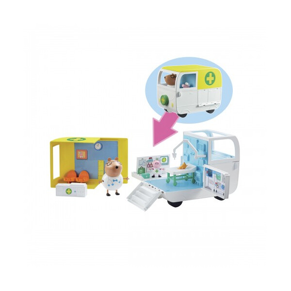 

Игровой набор Peppa - МЕДИЦИНСКИЙ ЦЕНТР НА КОЛЕСАХ (аксессуары, 2 фигурки) (06722)