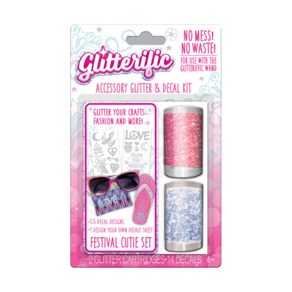 

Игровой набор для юного дизайнера GLITTERIFIC - ПОП-ЗВЕЗДА (блёстки в ассортименте, наклейки) (GLT01000/UA-2)