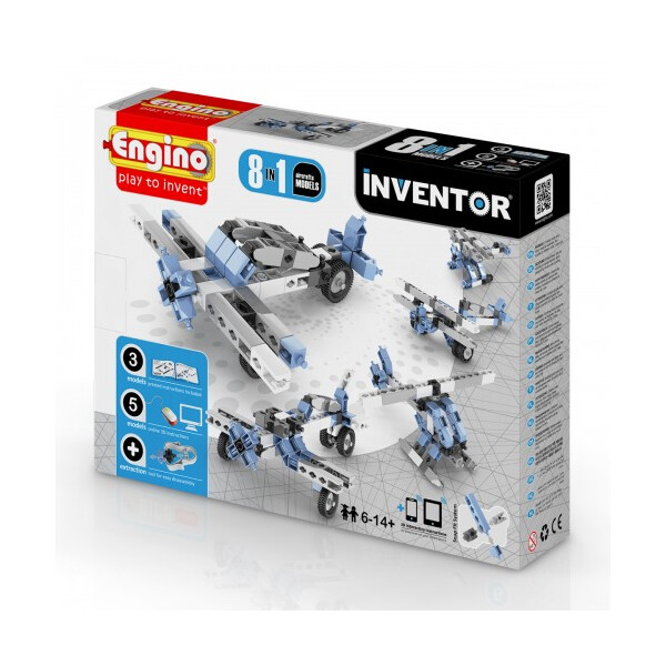 

Конструктор серии INVENTOR 8 в 1 - Самолеты (0833)