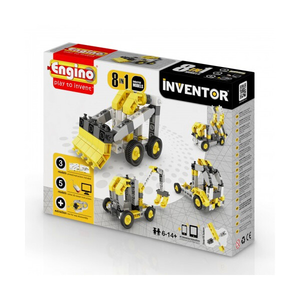 

Конструктор серии INVENTOR 8 в 1 - Строительная техника (0834)