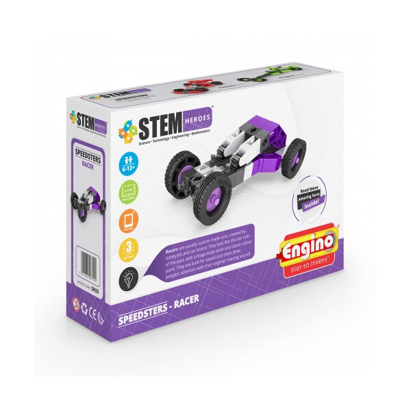 

Конструктор серии STEM HEROES - Спортивные автомобили: гоночный (SH33)