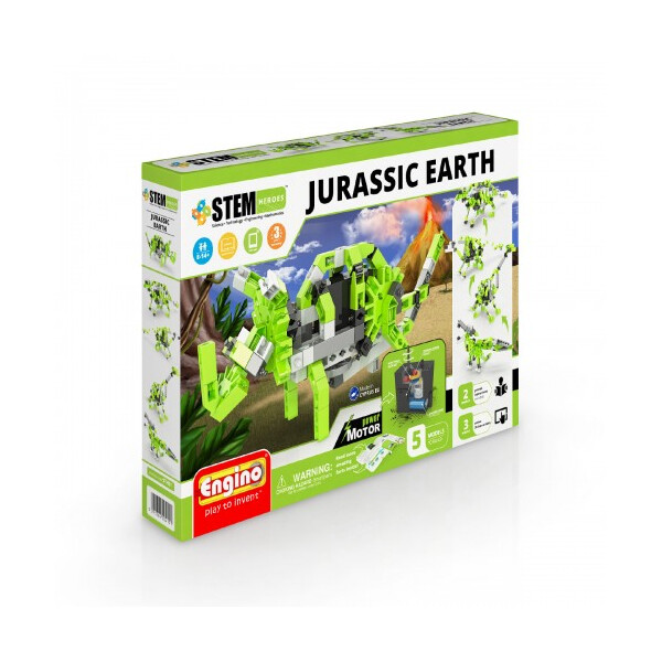 

Конструктор серии STEM HEROES MOTORIZED 5 в 1 – Динозавры (STH61)
