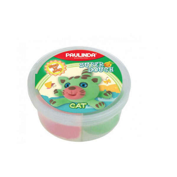 

Масса для лепки Paulinda Super dough 40г Кот (PL-081394-12)