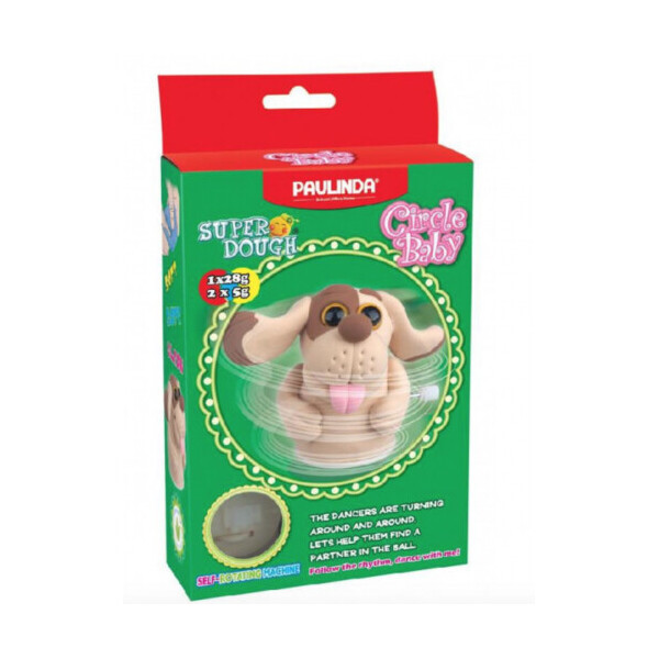 

Масса для лепки Paulinda Super Dough Circle Baby Собака заводной механизм, коричневая (PL-081177-6)