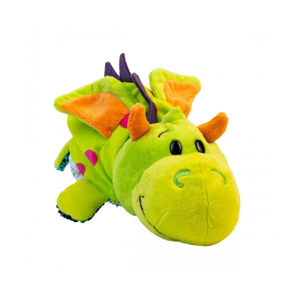 

Мягкая игрушка с пайетками 2 в 1 - ZooPrяtki - ЕДИНОРОГ-ДРАКОН (30 cm) (515IT-ZPR)
