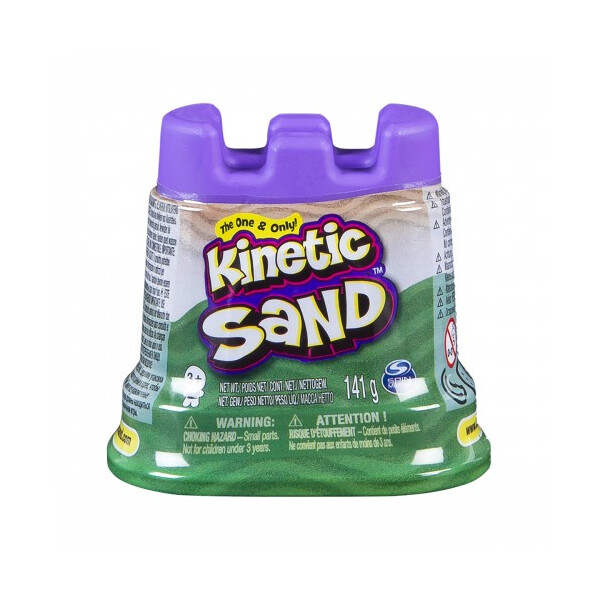 

Песок для детского творчества - KINETIC SAND МИНИ КРЕПОСТЬ (зеленый,141 г) (71419G)