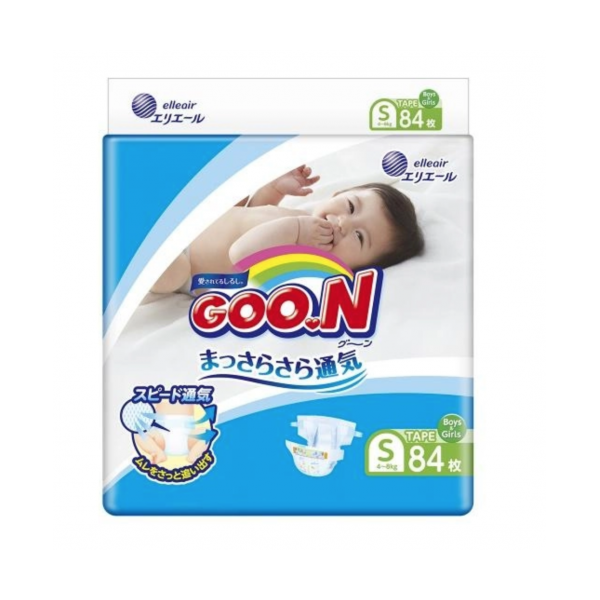 

Подгузники Goo.N S для детей 4 - 8 кг унисекс 84 шт (853621)
