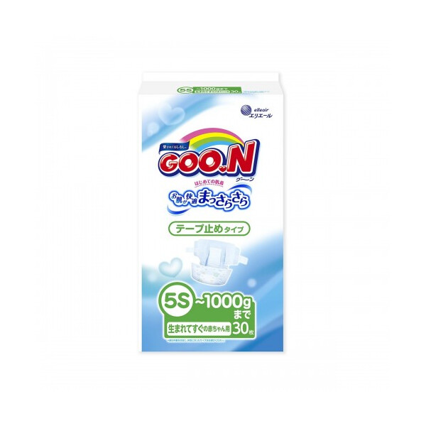 

Подгузники Goo.N для маловесных новорожденных 5S до 1 кг 30 шт (753863)