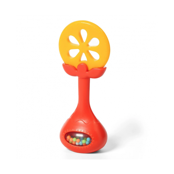 

Прорезыватель развивающий с погремушкой JUICY ORANGE (499/1)