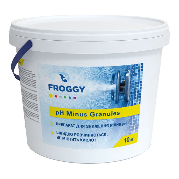 

Средство для понижения уровня pH в гранулах Froggy "pH-minus Granules" 10 кг