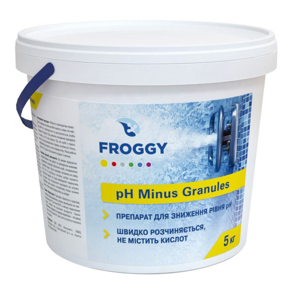 

Средство для понижения уровня pH в гранулах Froggy "pH-minus Granules" 5 кг