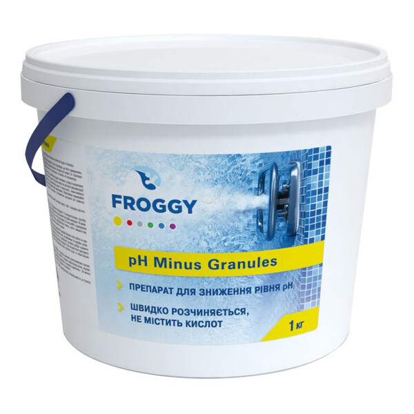 

Средство для понижения уровня pH в гранулах Froggy "pH-minus Granules" 1 кг