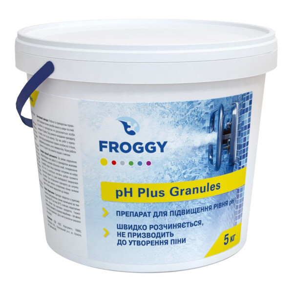 

Средство для повышения уровня pH в гранулах Froggy "pH-plus Granules" 5 кг