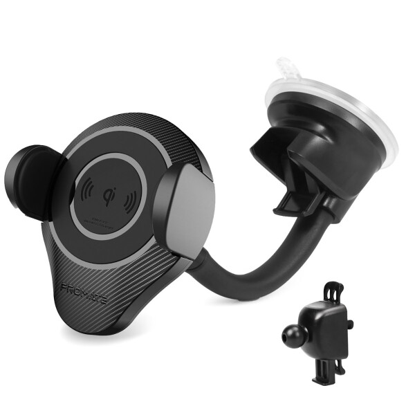 

Автомобильный держатель Promate AlphaMount Black
