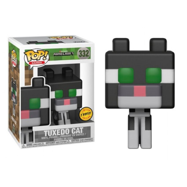 

Фигурка Funko Pop Фанко Поп Майнкрафт Эксклюзив Дымчатый Кот Minecraft Tuxedo Cat Chase 10 см M TC 332