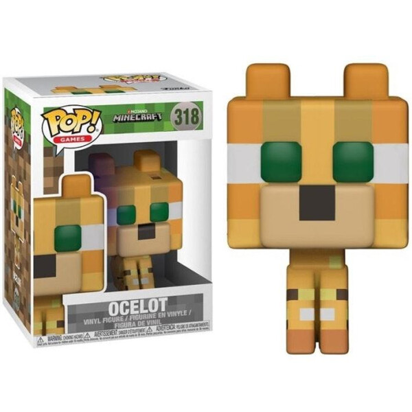 

Фигурка Funko Pop Фанко Поп Майнкрафт Оцелот Minecraft Ocelot 10 см M O 318