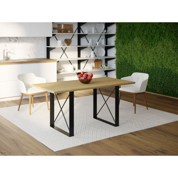 

Обеденный стол HYGGE HG172 Оддер 120 х 80 х 75 см ДСП Дуб Светлый (HG17212875RhOPar)