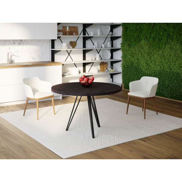 

Обеденный стол HYGGE HG130 Альбертслунд Круглый ⌀ 75 см ДСП Дуб Венге (HG13075775weOPar)