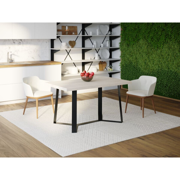 

Обеденный стол HYGGE HG113 Баллеруп 150 х 80 х 75 см ДСП Дуб Белый (HG11315875whOPar)