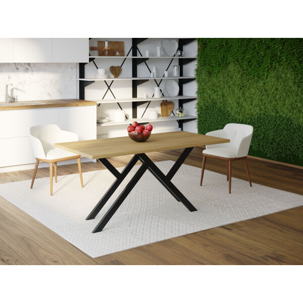 

Обеденный стол HYGGE HG042 Траун 135 х 80 х 75 см ДСП Дуб Светлый (HG04213875RhOPar)