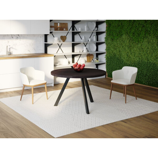 

Обеденный стол HYGGE HG121 Фредерісія Круглый ⌀ 75 см ДСП Дуб Венге (HG12175775weOPar)