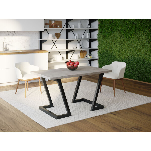 

Обеденный стол HYGGE HG040 Скальт 135 х 80 х 75 см ДСП Дуб Серый (HG04013875ClOPar)