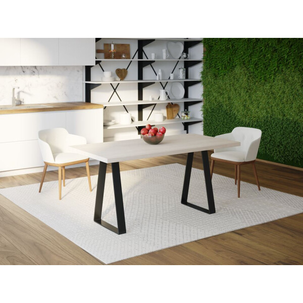 

Обеденный стол HYGGE HG161 Ренне 135 х 80 х 75 см ДСП Дуб Белый (HG16113875whOPar)