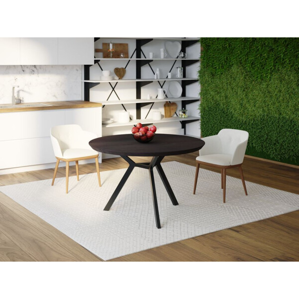 

Обеденный стол HYGGE HG149 Нюкебінг Круглый ⌀ 90 см ДСП Дуб Венге (HG14990975weOPar)