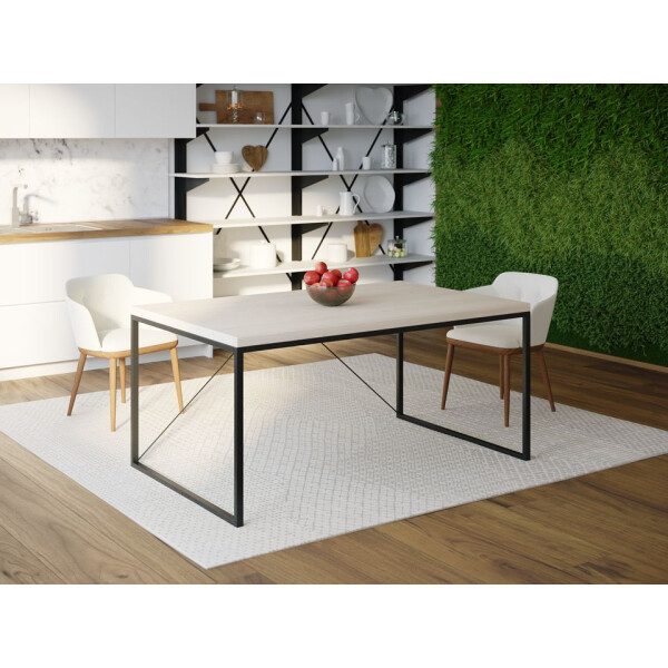 

Обеденный стол HYGGE HG165 Торсгавн 135 х 80 х 75 см ДСП Дуб Белый (HG16513875whOPar)
