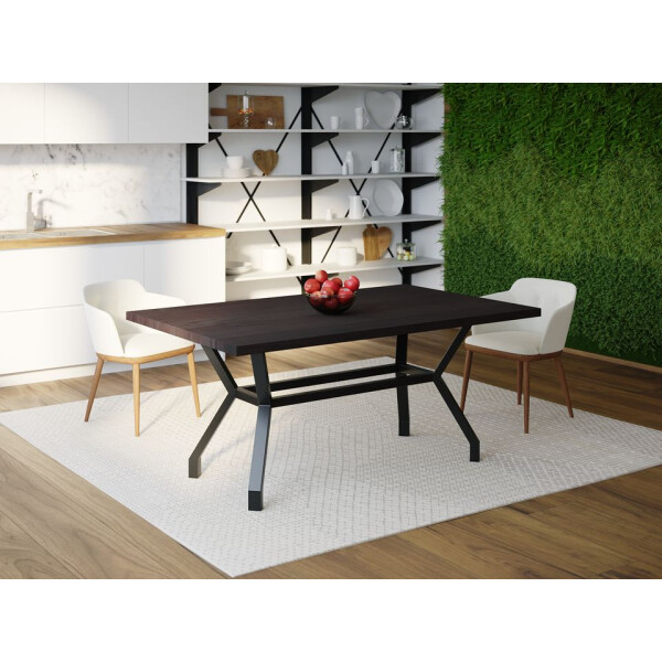 

Обеденный стол HYGGE HG133 Холбек 150 х 80 х 75 см ДСП Дуб Венге (HG13315875weOPar)