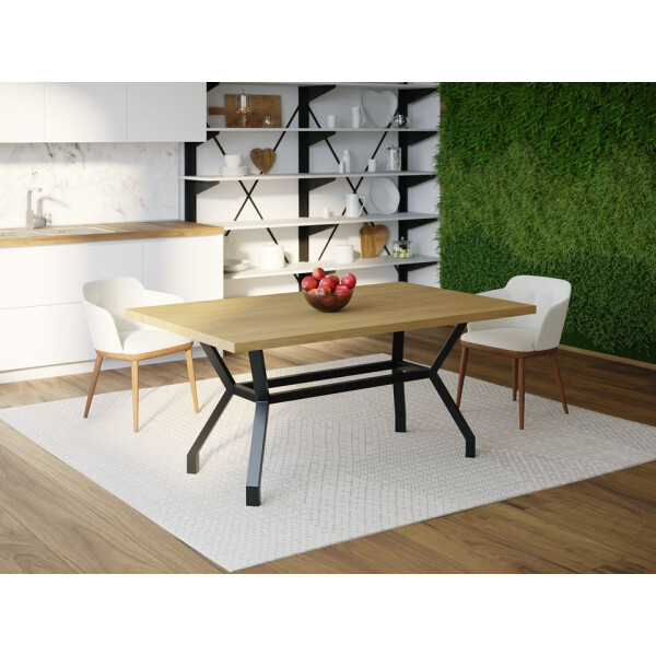 

Обеденный стол HYGGE HG133 Холбек 120 х 80 х 75 см ДСП Дуб Светлый (HG13312875RhOPar)
