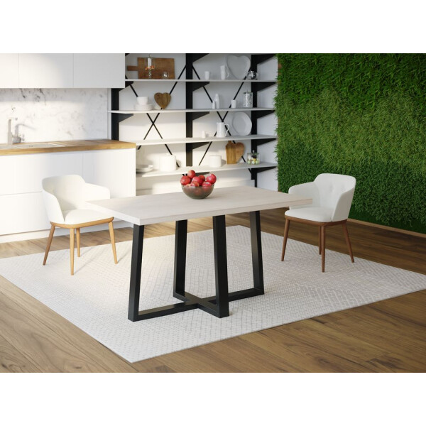 

Обеденный стол HYGGE HG167 Фредеріксверк 135 х 80 х 75 см ДСП Дуб Белый (HG16713875whOPar)