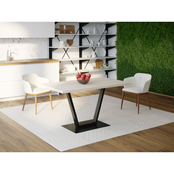 

Обеденный стол HYGGE HG129 Гіллеред 135 х 80 х 75 см ДСП Дуб Белый (HG12913875whOPar)