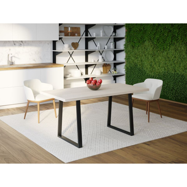 

Обеденный стол HYGGE HG141 Хадерслев 135 х 80 х 75 см ДСП Дуб Белый (HG14113875whOPar)