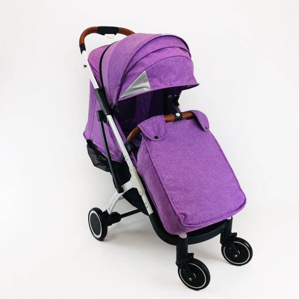 

прогулочная YOYA plus 4-2020, рама белая, расцветка Фиолетовая