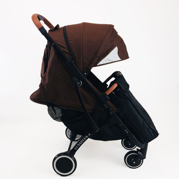 

прогулочная YOYA plus 4-2020, рама чёрная, расцветка Коричневая